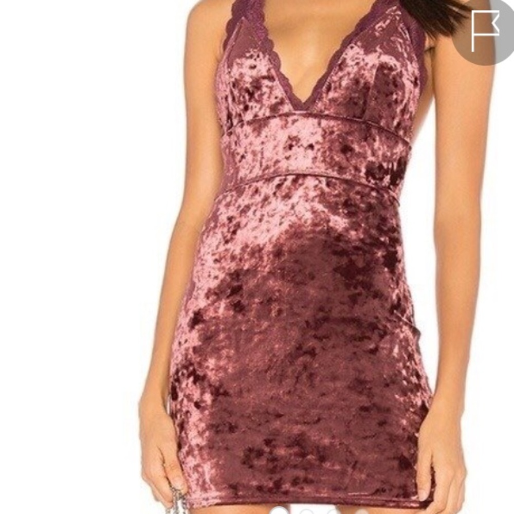 Free People velvet dress